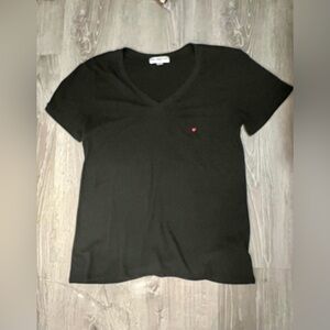 Sub Urban Riot Pocket Heart T-Shirt - Black